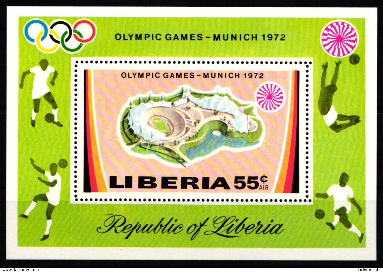 Liberia Block 60A Postfrisch Olympische Spiele #KA498 - Liberia