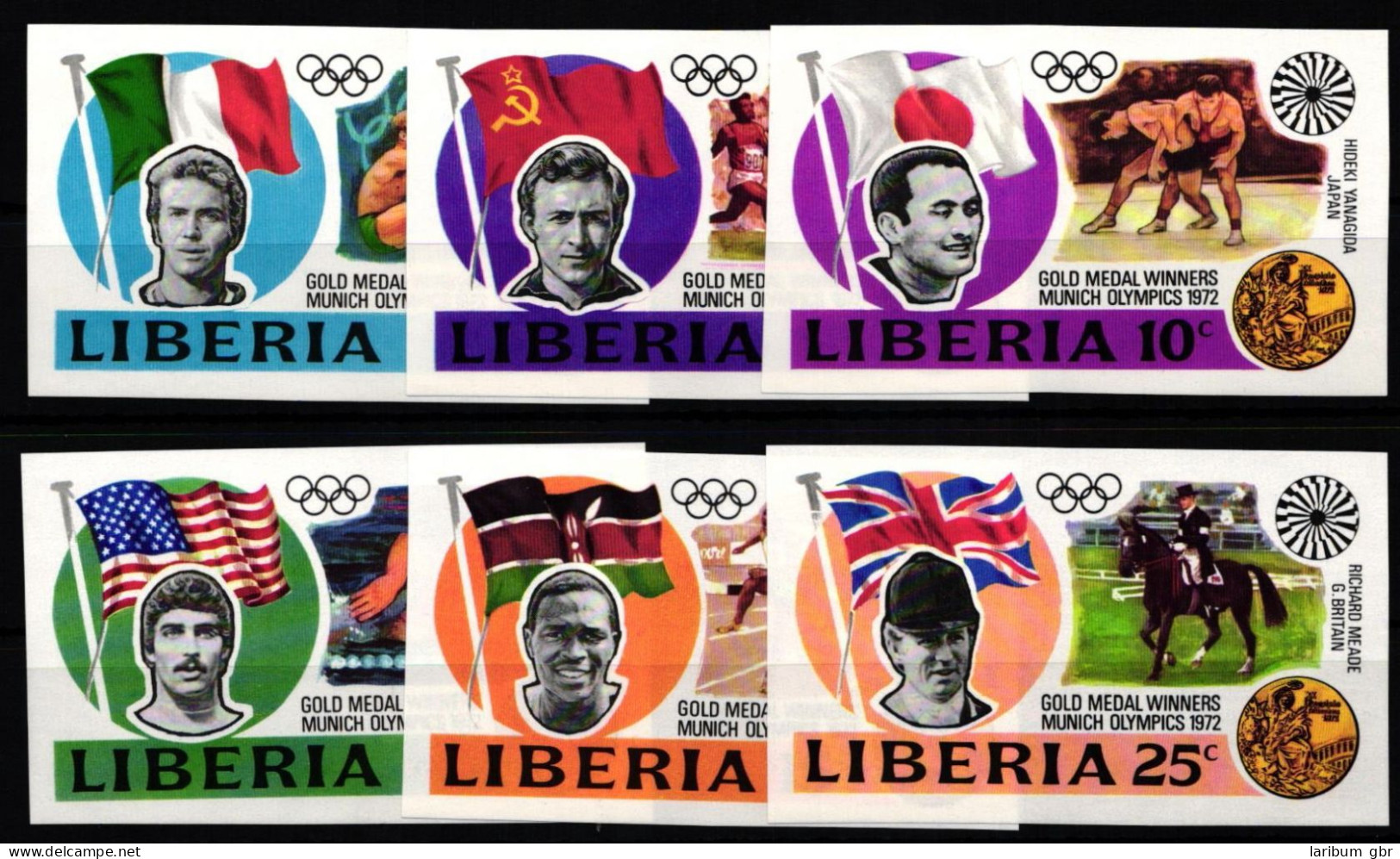 Liberia 855B-860B Postfrisch Olympische Spiele #KA500 - Liberia