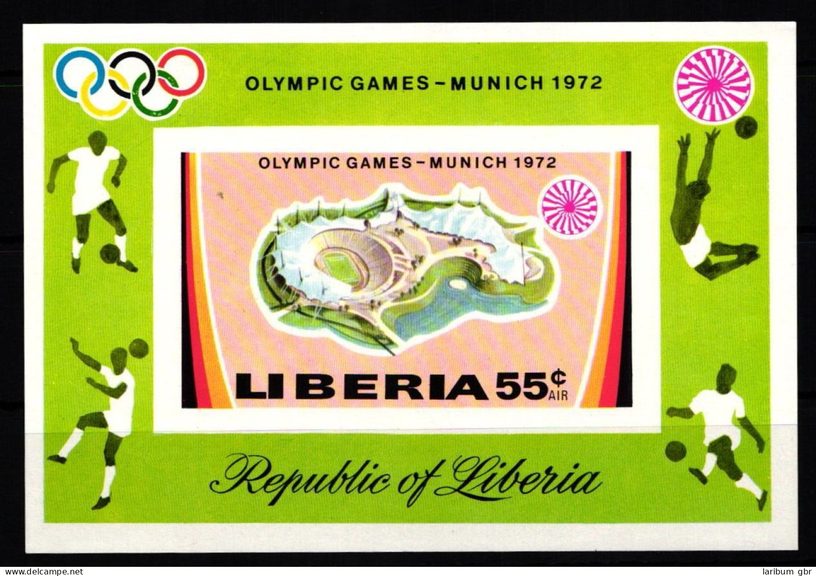 Liberia Block 60B Postfrisch Olympische Spiele #KA499 - Liberia