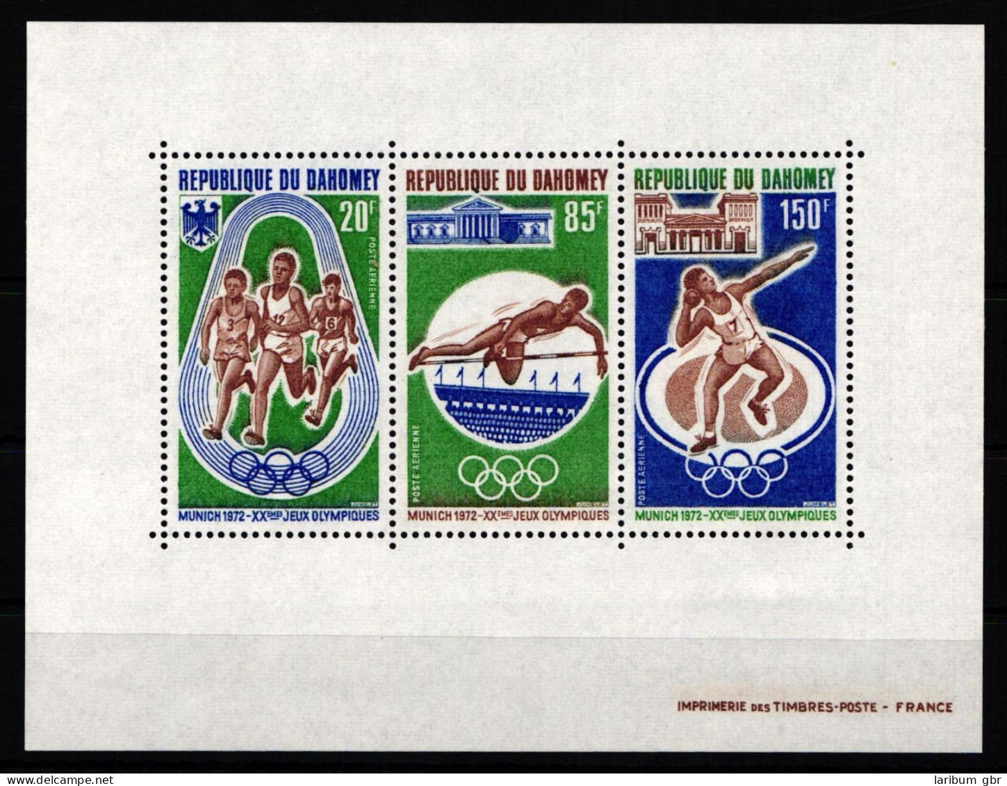 Benin (Dahomey) Block 19 Postfrisch Olympische Spiele #KA553 - Benin – Dahomey (1960-...)