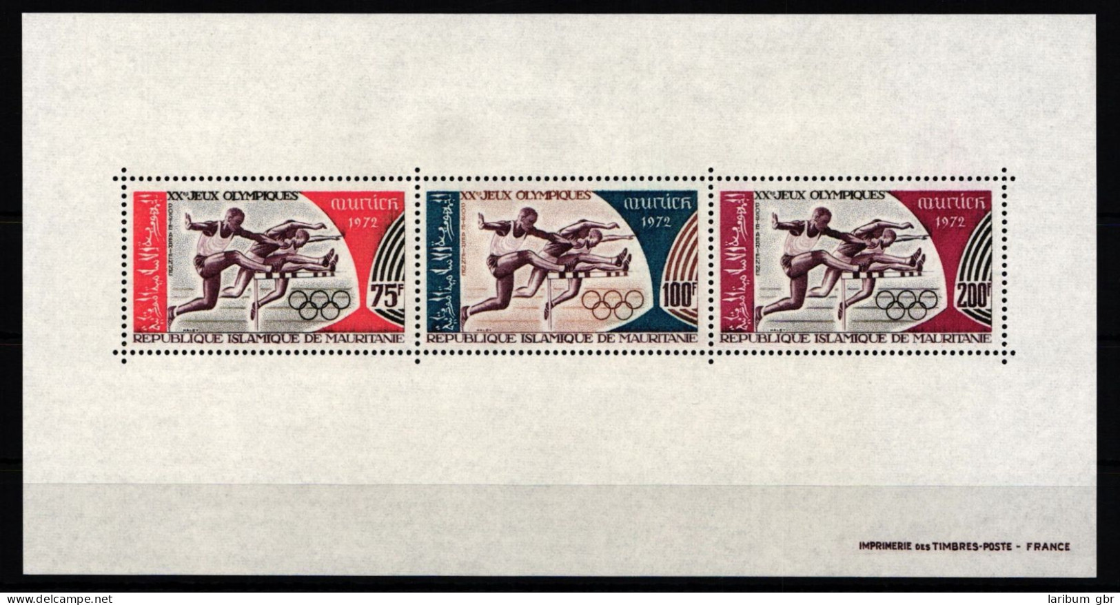 Mauretanien Block 10 Postfrisch Olympische Spiele #KA557 - Mauritanie (1960-...)