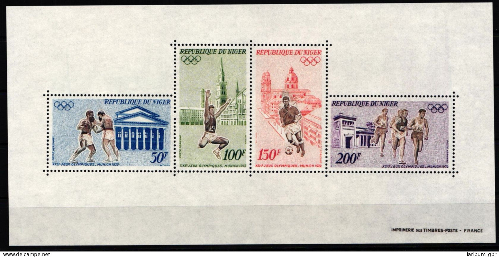 Niger Block 8 Postfrisch Olympische Spiele #KA584 - Niger (1960-...)