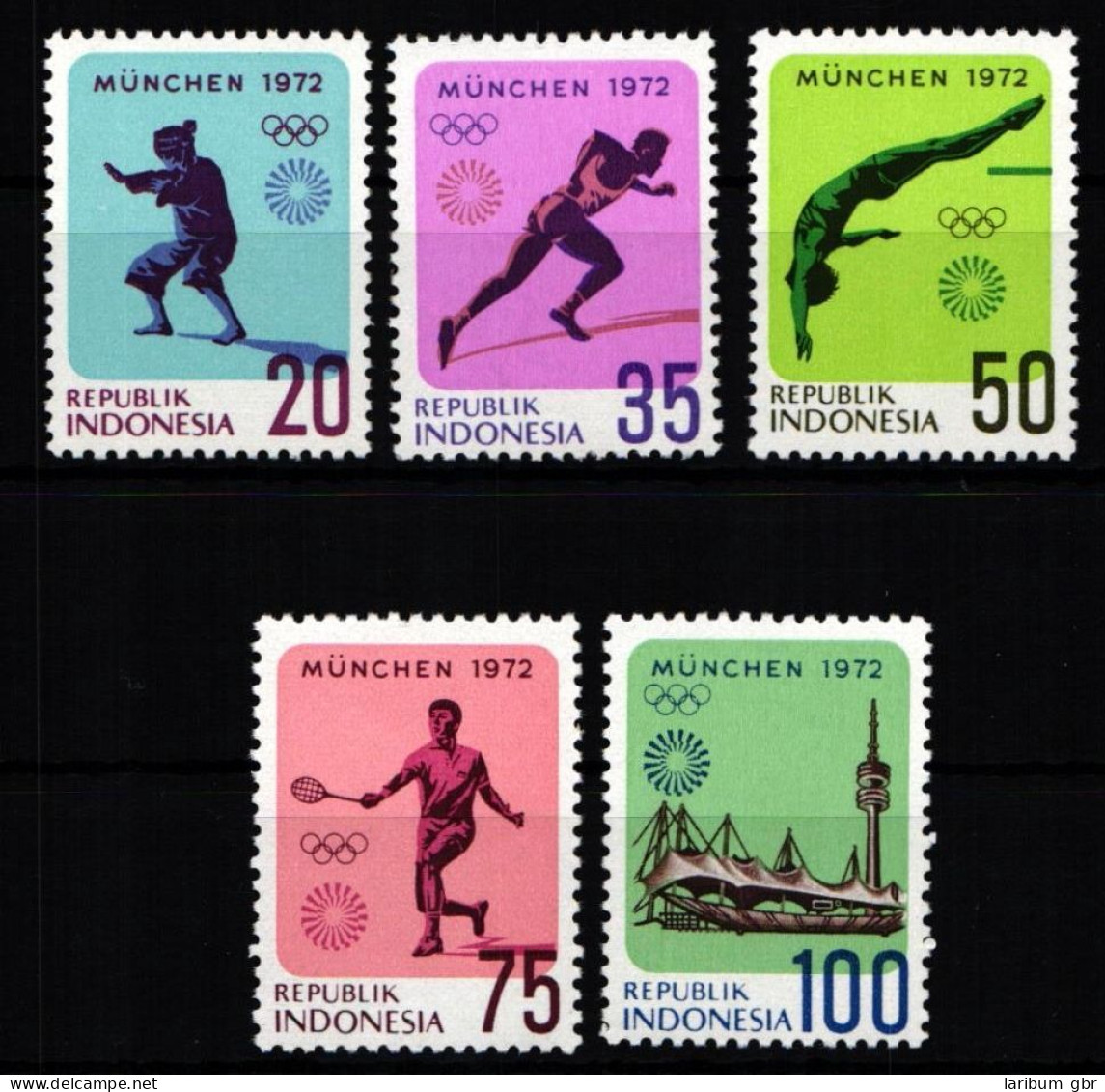 Indonesien 711-715 Postfrisch Olympische Spiele #KA598 - Indonesië