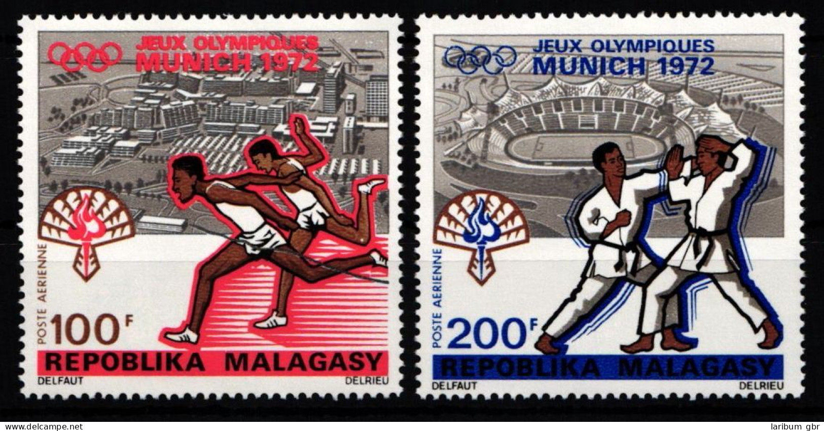 Madagaskar 662-663 Postfrisch Olympische Spiele #KA655 - Madagascar (1960-...)