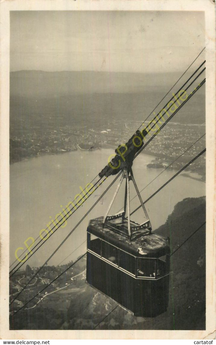 74.  Téléphérique De VEYRIER Du Lac D'Annecy .  ANNECY Et Son Lac .  - Veyrier