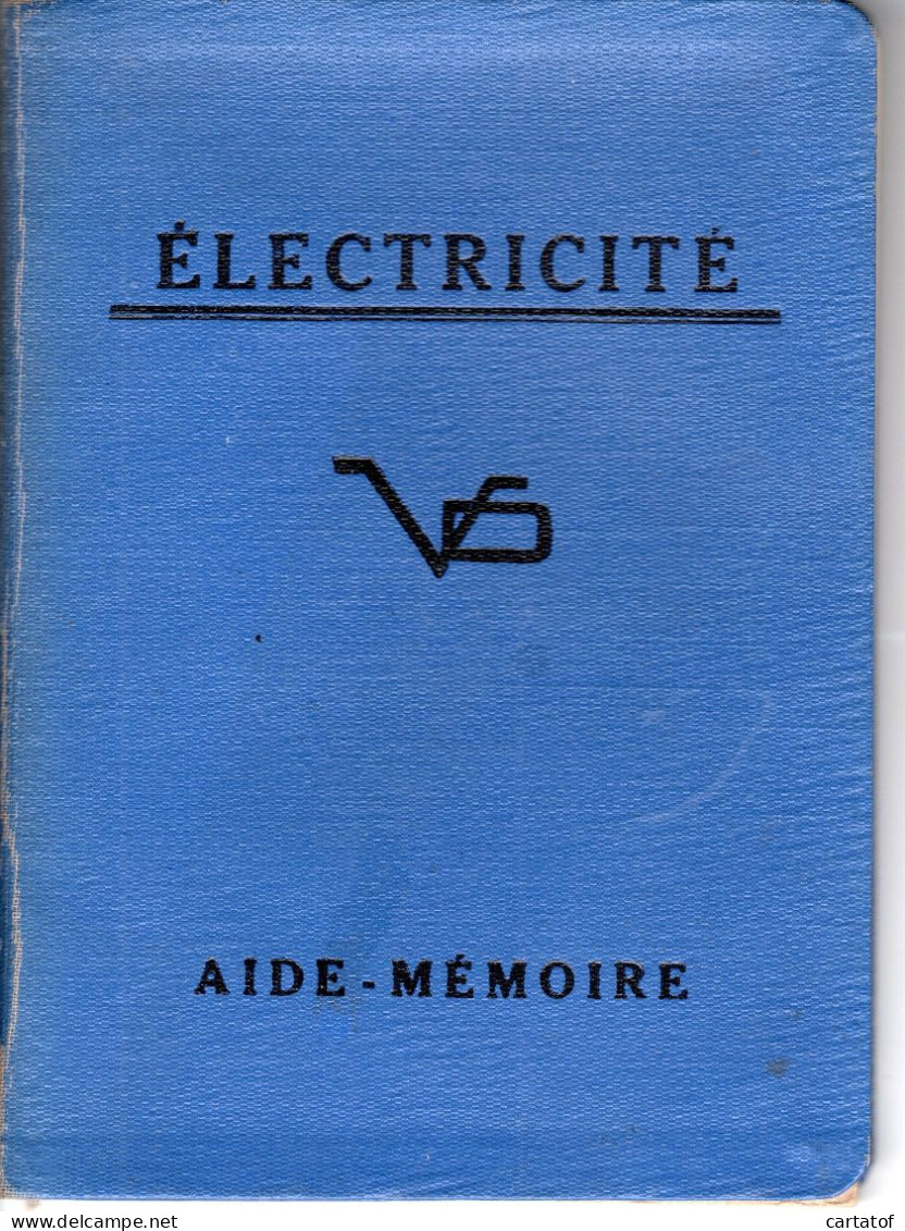 ELECTRICITE . AIDE-MEMOIRE .  - Bricolage / Technique