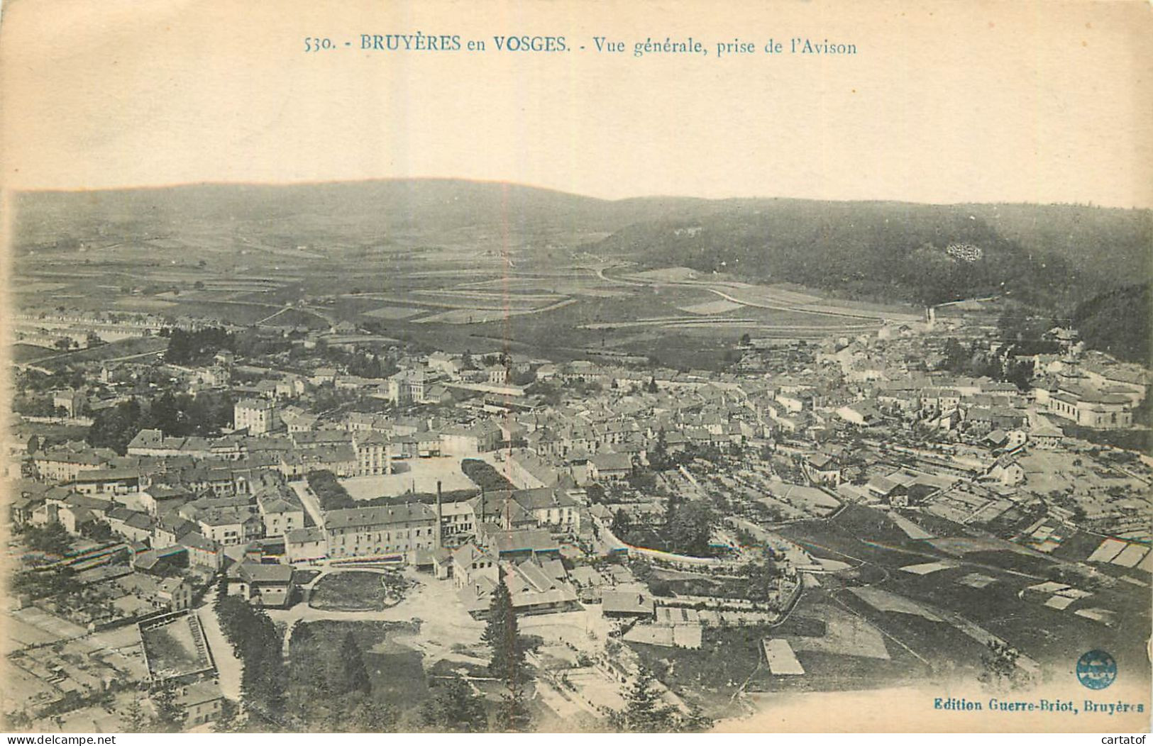 BRUYERES EN VOSGES . Vue Générale Prise De L'Avison - Bruyeres