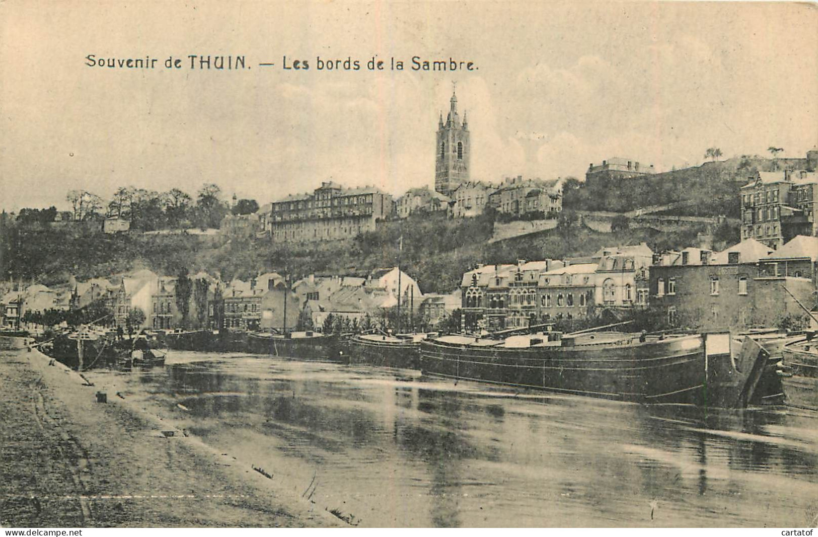 Souvenir De THUIN .  Les Bords De La Sambre  - Thuin