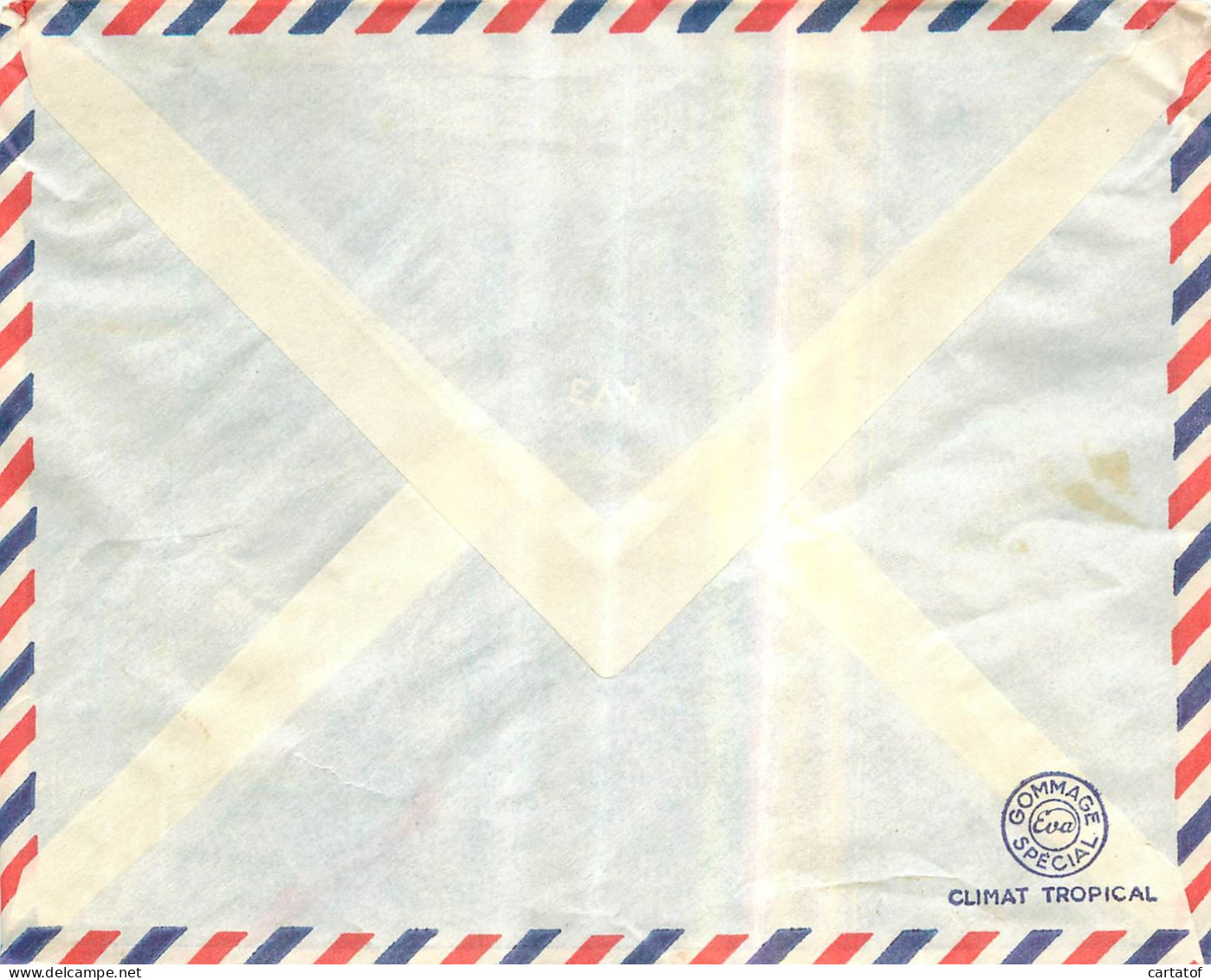 POLYNESIE FRANCAISE . Timbre 15F Sur Enveloppe Par Avion . Oblitération PAPEETE .  - Used Stamps