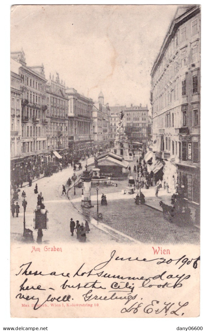 WIEN - Am Graben   (carte Animée) - Wien Mitte