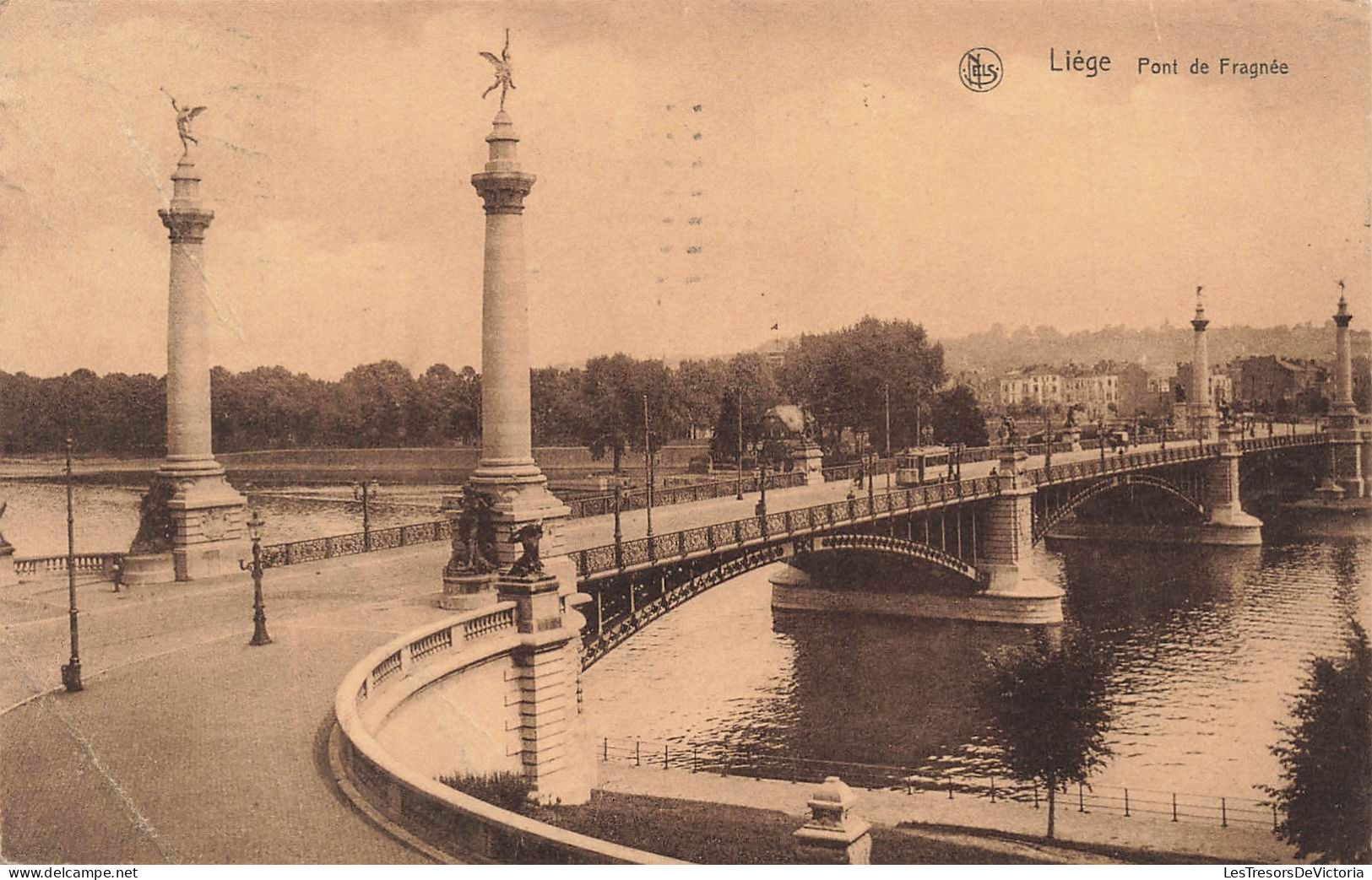 BELGIQUE - Liège - Pont De Fragnée - Panoramique Sur Le Pont - Des Voitures Sur Le Pont - Carte Postale Ancienne - Liege