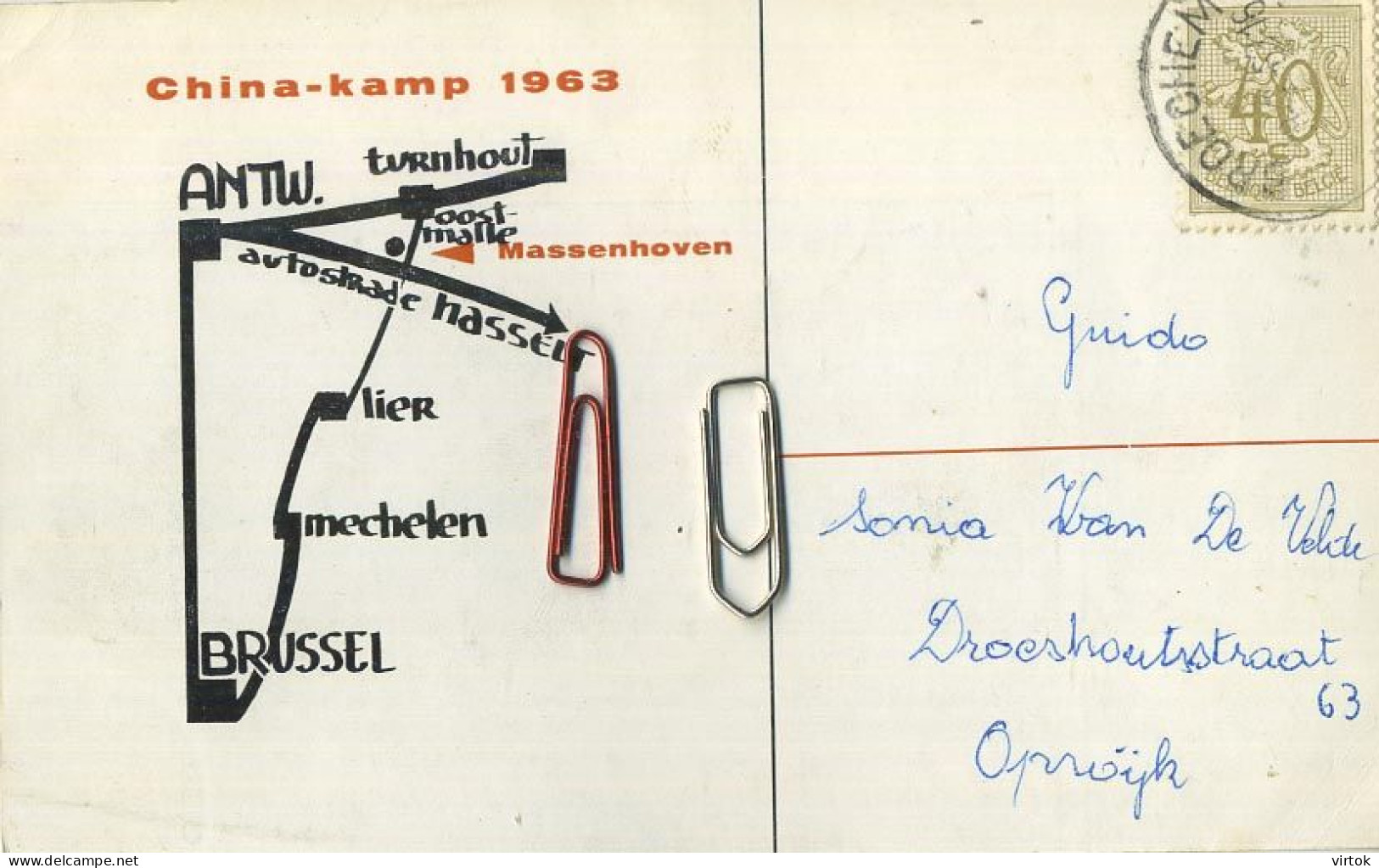 Massenhoven :  China-kamp 1963 - Zandhoven