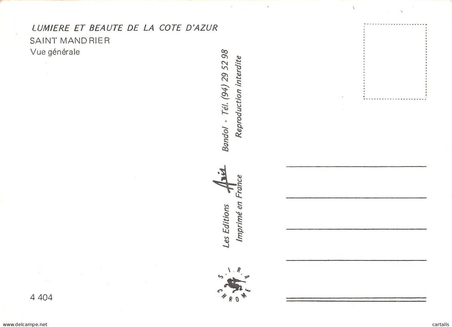 83-SAINT MANDRIER-N°4294-B/0383 - Saint-Mandrier-sur-Mer