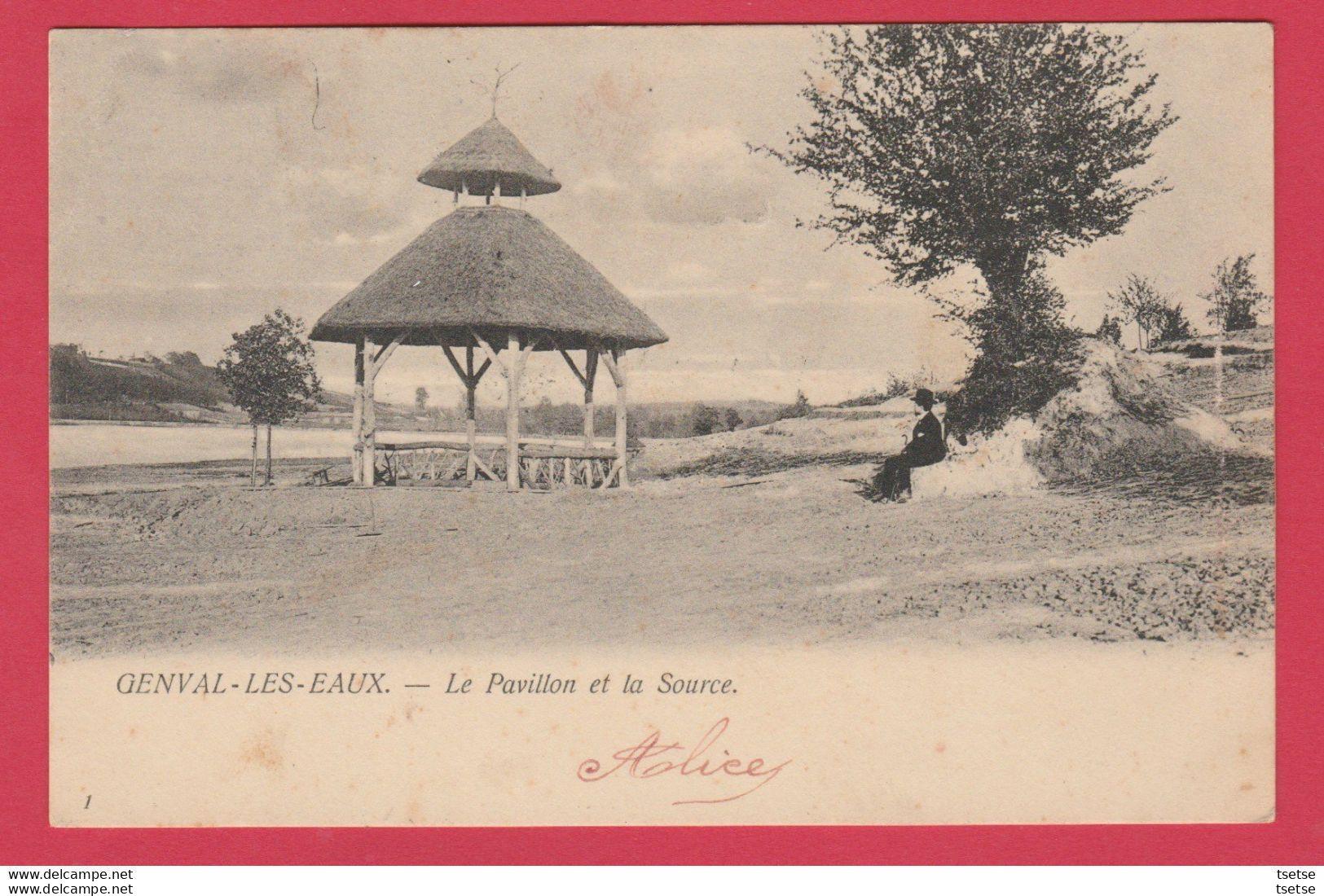 Genval-les-Eaux -  Le Pavillon Et La Source - 1905 ( Voir Verso ) - Rixensart