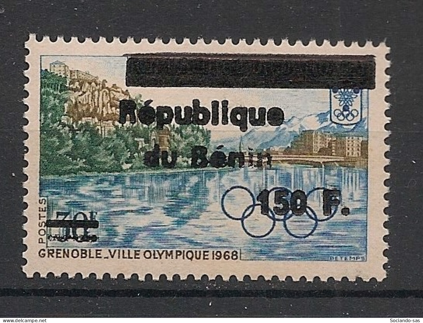 BENIN - 1996 - N°Mi. 719 - Olympics / Grenoble 150F / 30F - Neuf Luxe ** / MNH / Postfrisch - Benin – Dahomey (1960-...)