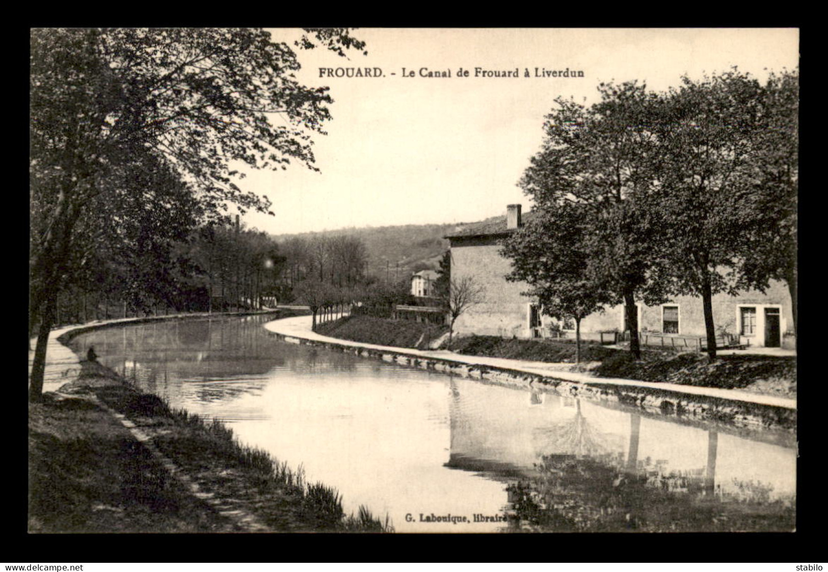 54 - FROUARD - LE CANAL DE FROUARD A LIVERDUN - Frouard