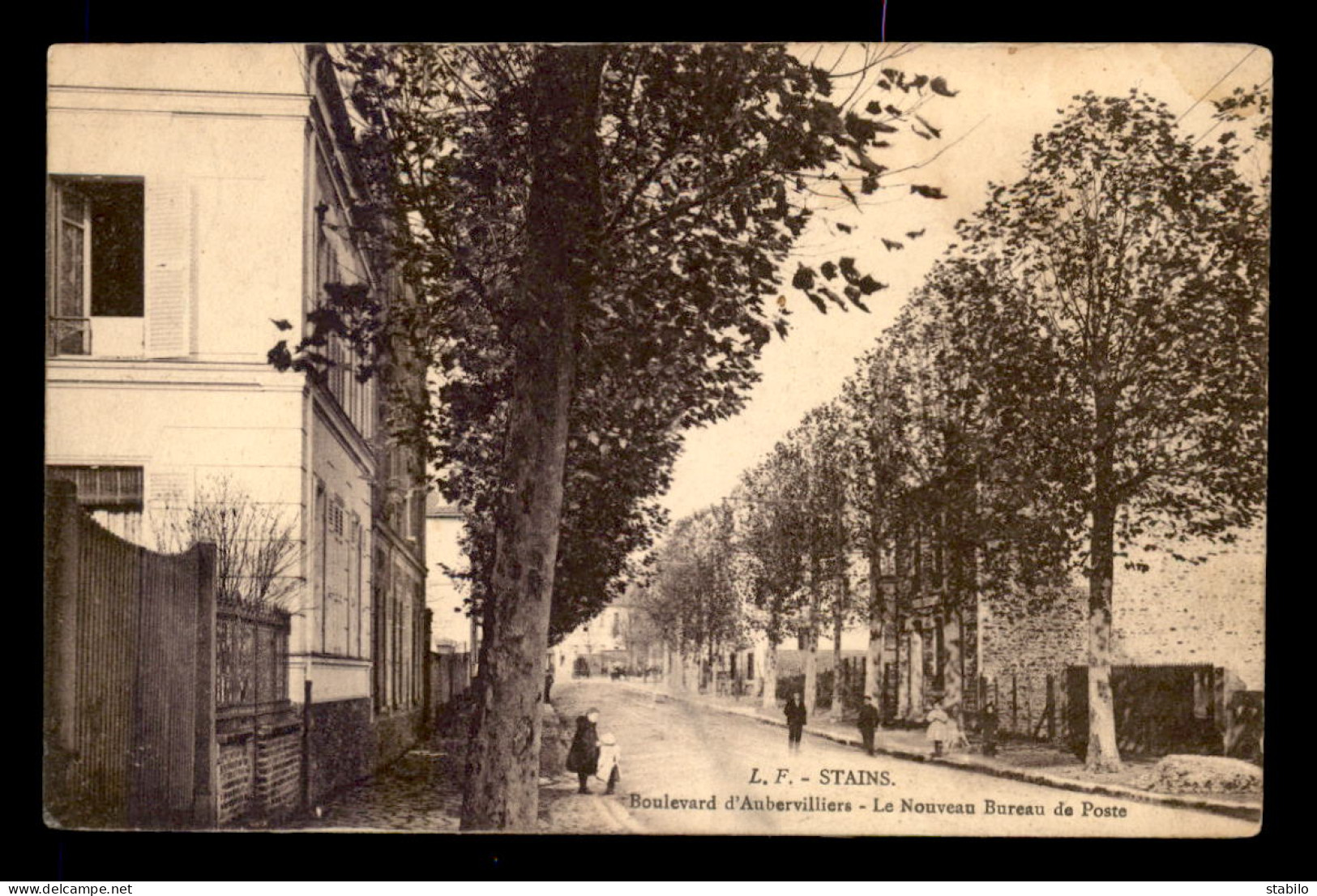 93 - STAINS - BOULEVARD D'AUBERVILLIERS - LE NOUVEAU BUREAU DE POSTE - Stains