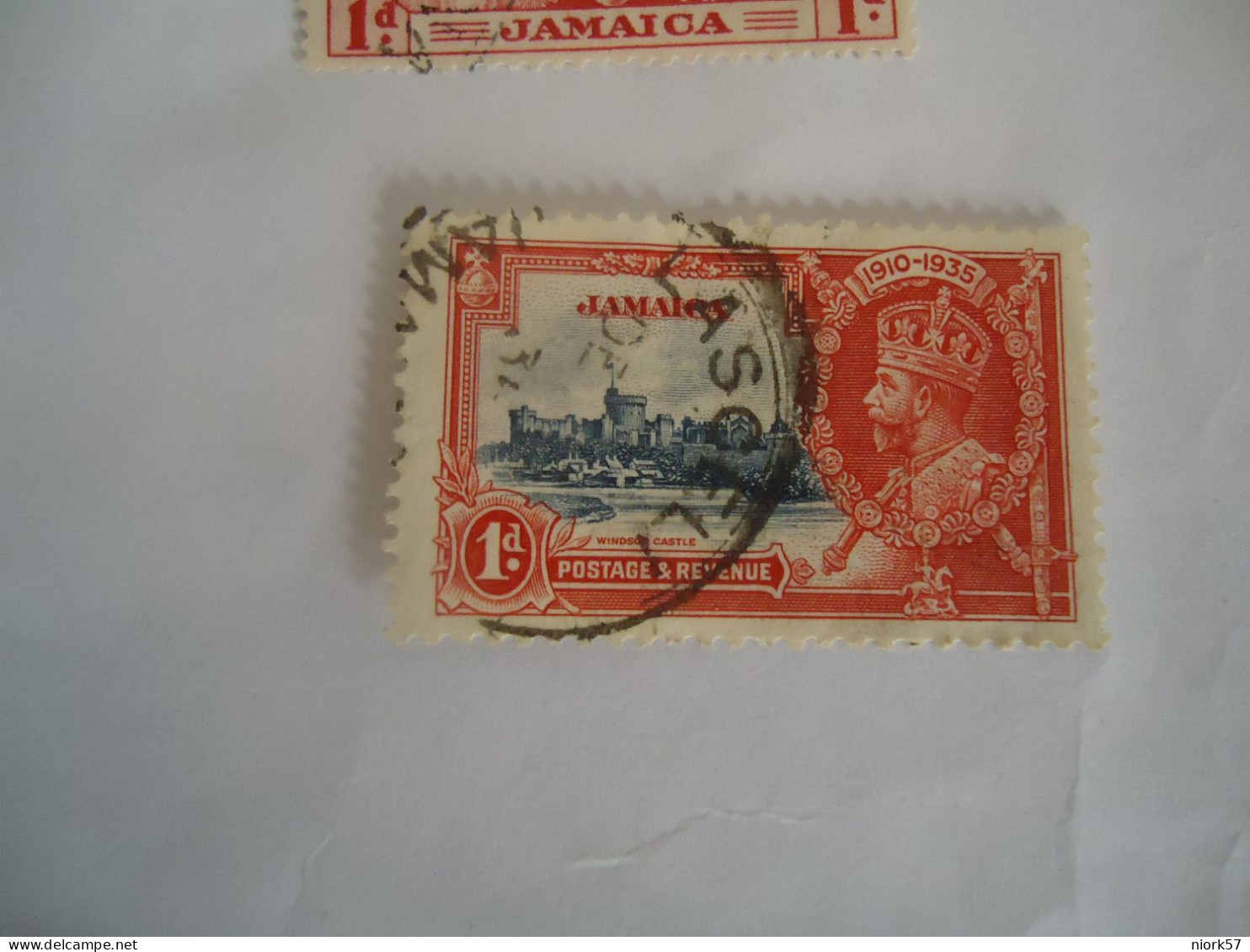 JAMAICA USED  STAMPS    SILVER  JUBILE WITH POSTMARK LASOELI - Jamaica (1962-...)