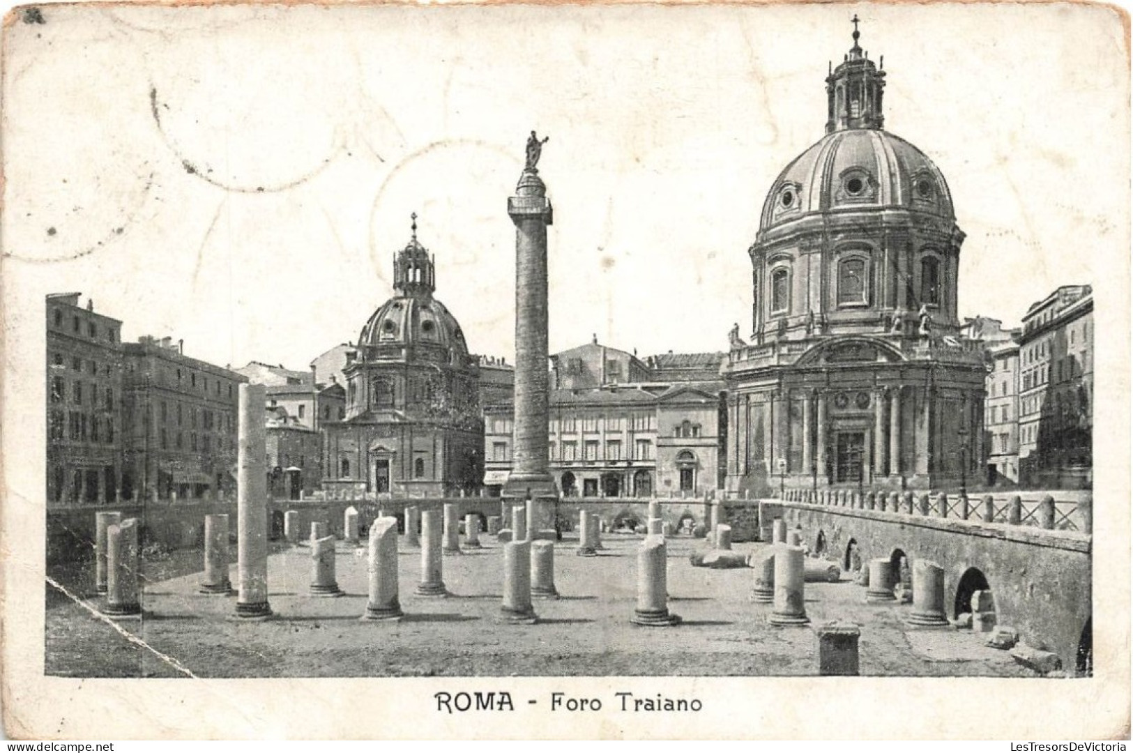 ITALIE - Roma - Foro Traiano - Vue Générale - Vue De L'extérieur - Carte Postale Ancienne - Altri Monumenti, Edifici
