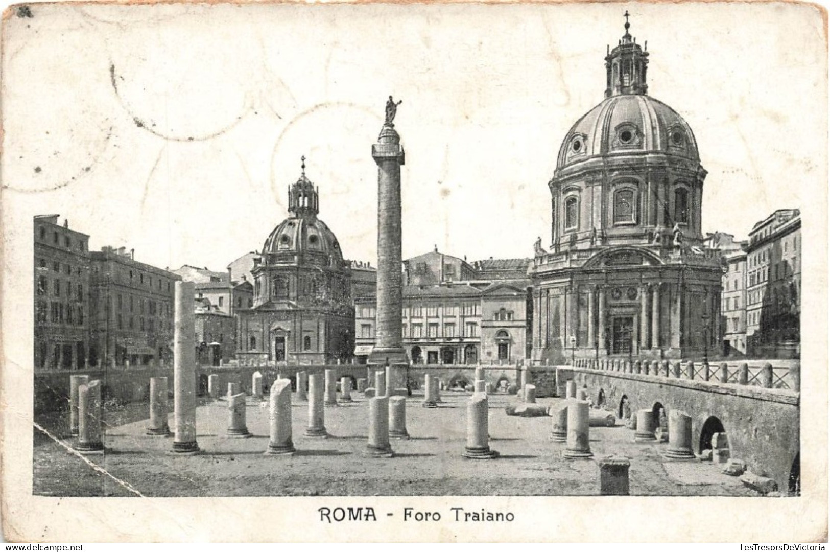 ITALIE - Roma - Foro Traiano - Vue Générale - Vue De L'extérieur - Carte Postale Ancienne - Andere Monumente & Gebäude