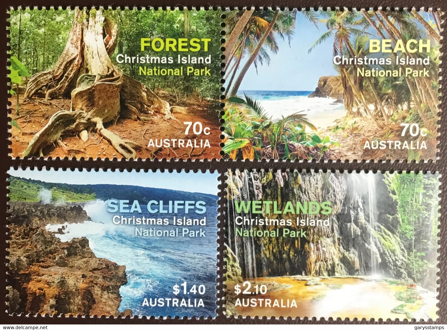 Christmas Island 2014 National Park Trees MNH - Christmaseiland