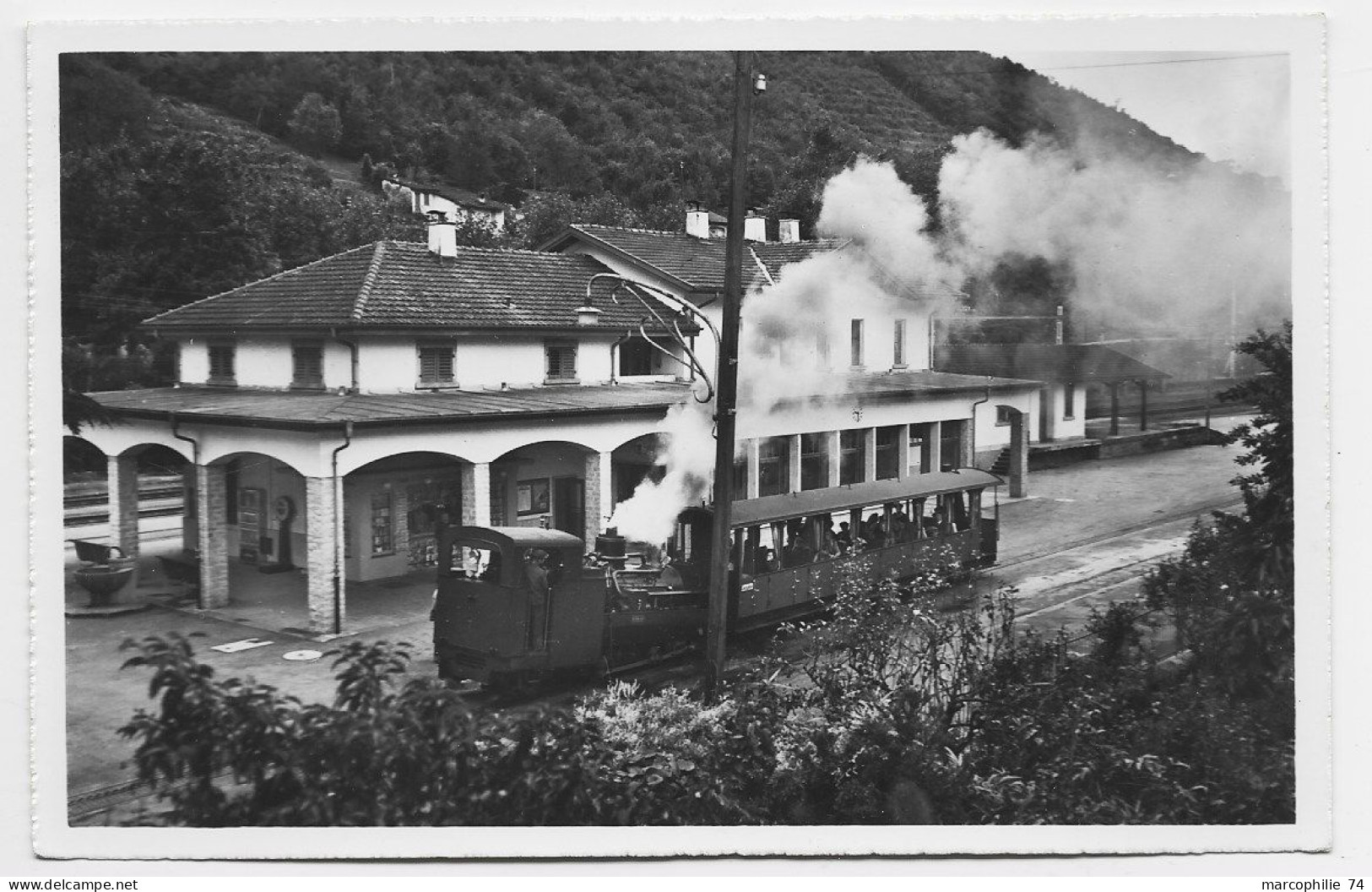 CAPOLAGO STAZIONE FERROVIA - Capolago