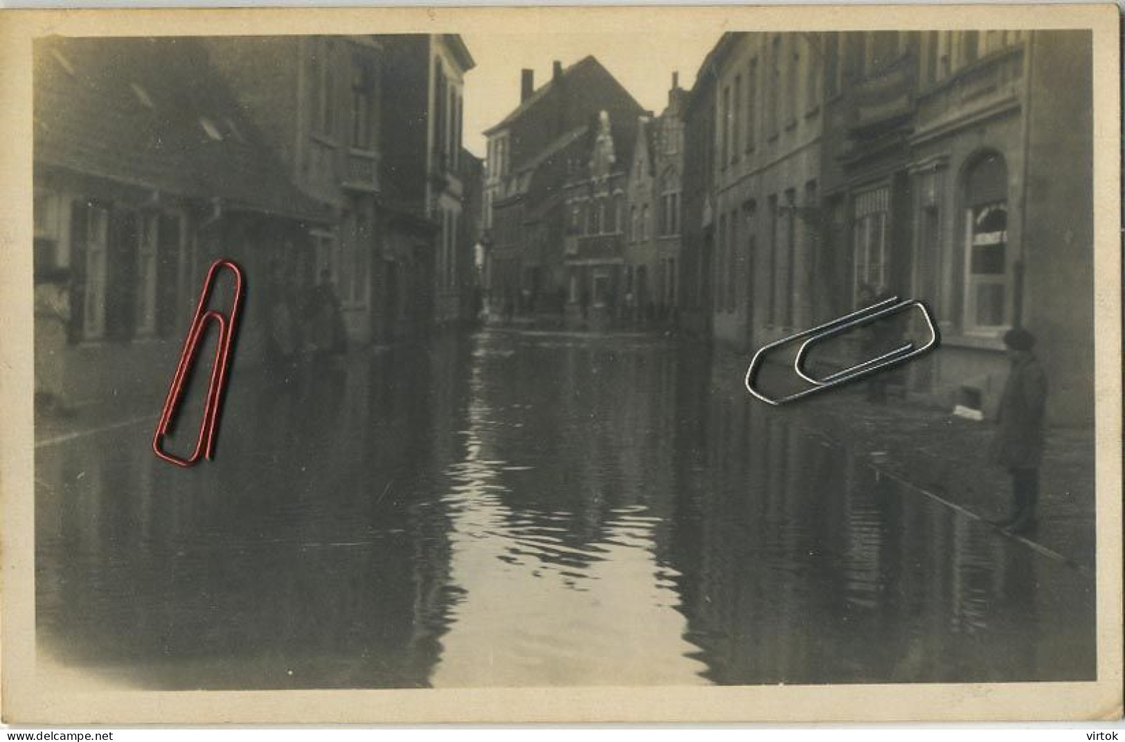 Roeselare :  Fotokaart : Overstroming 1925 - Roeselare