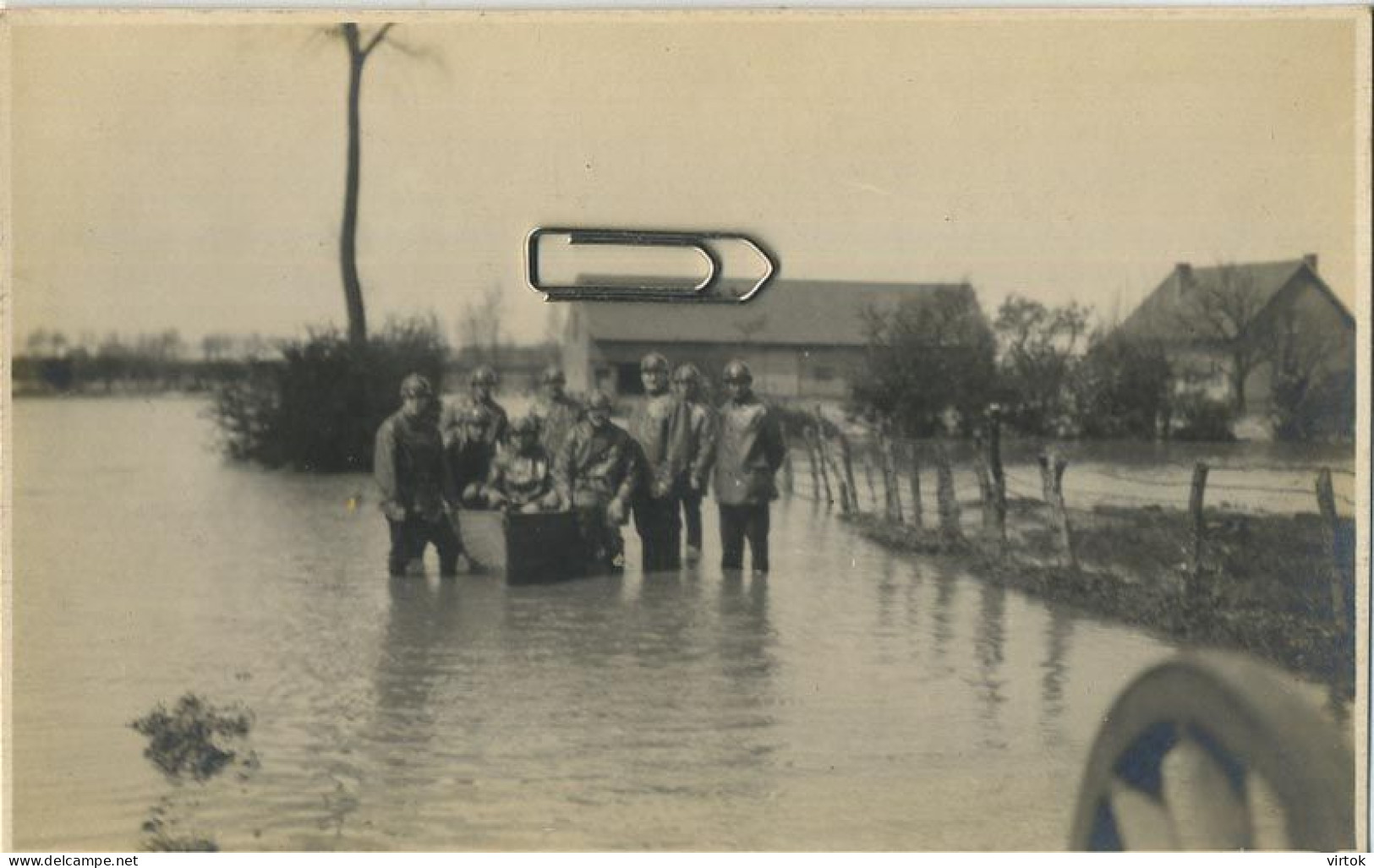 Roeselare :  Fotokaart : Overstroming 1925 - Roeselare