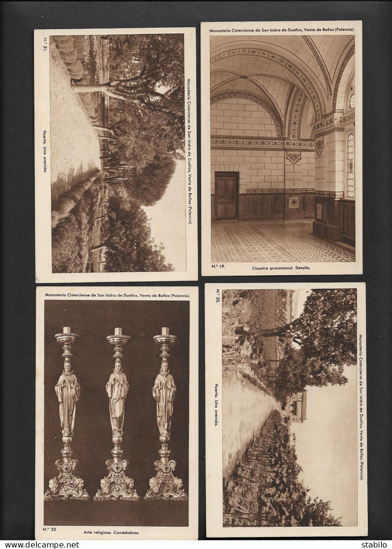 ESPAGNE - PALENCIA - MONASTERIO CISTERCIENSE DE SAN ISIDRO DE DUENAS, VENTA DE BANOS - 40 CARTES ET UNE IMAGE