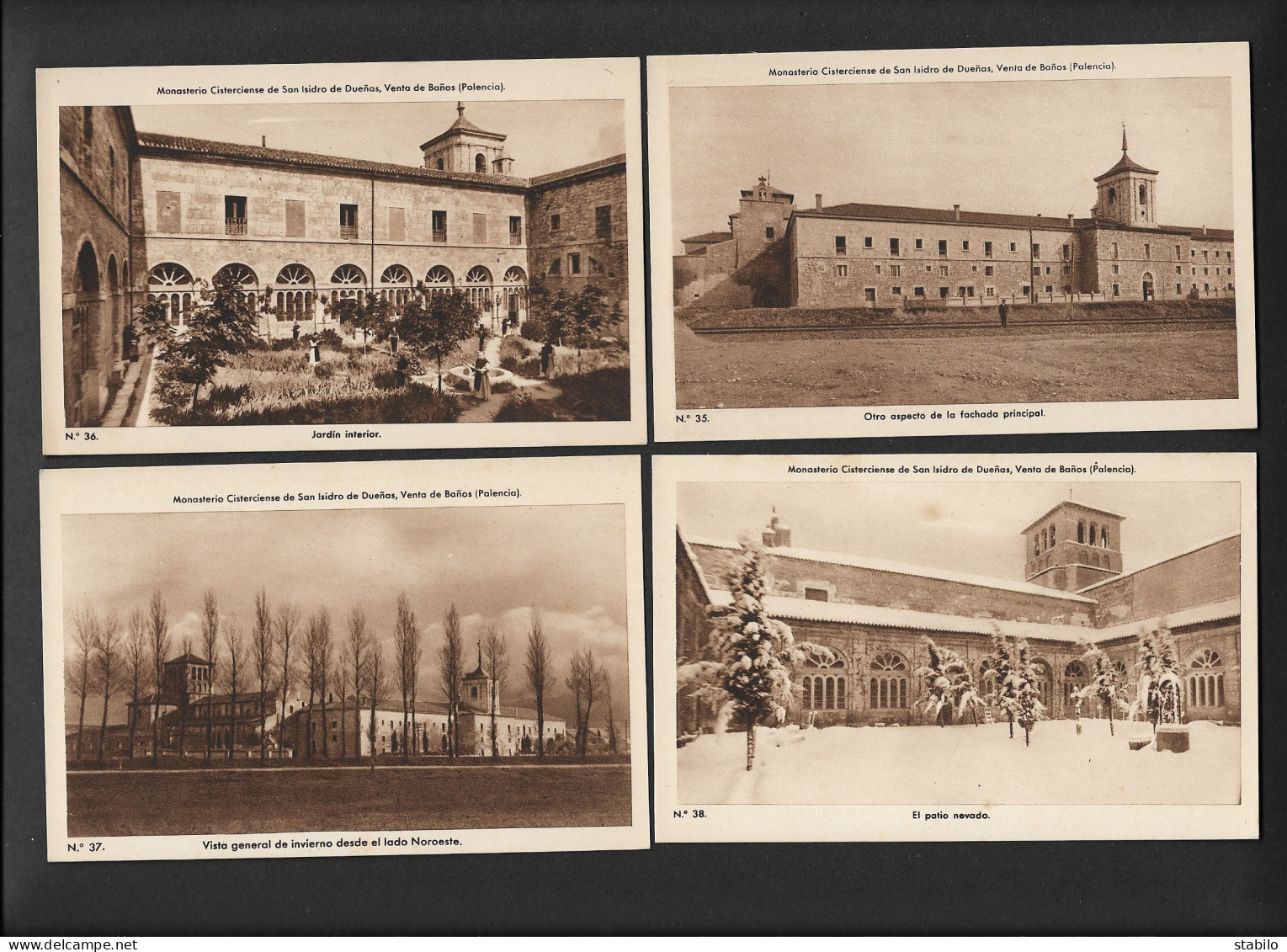 ESPAGNE - PALENCIA - MONASTERIO CISTERCIENSE DE SAN ISIDRO DE DUENAS, VENTA DE BANOS - 40 CARTES ET UNE IMAGE