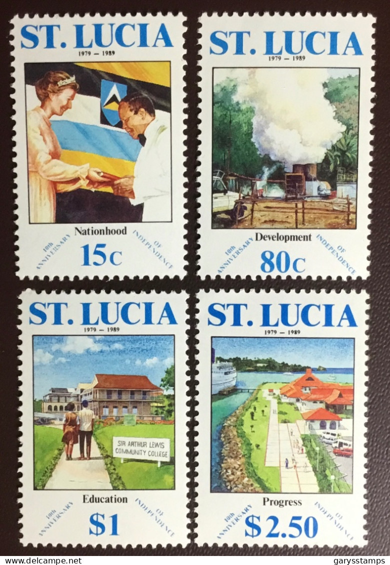 St Lucia 1989 Independence Anniversary MNH - St.Lucia (1979-...)