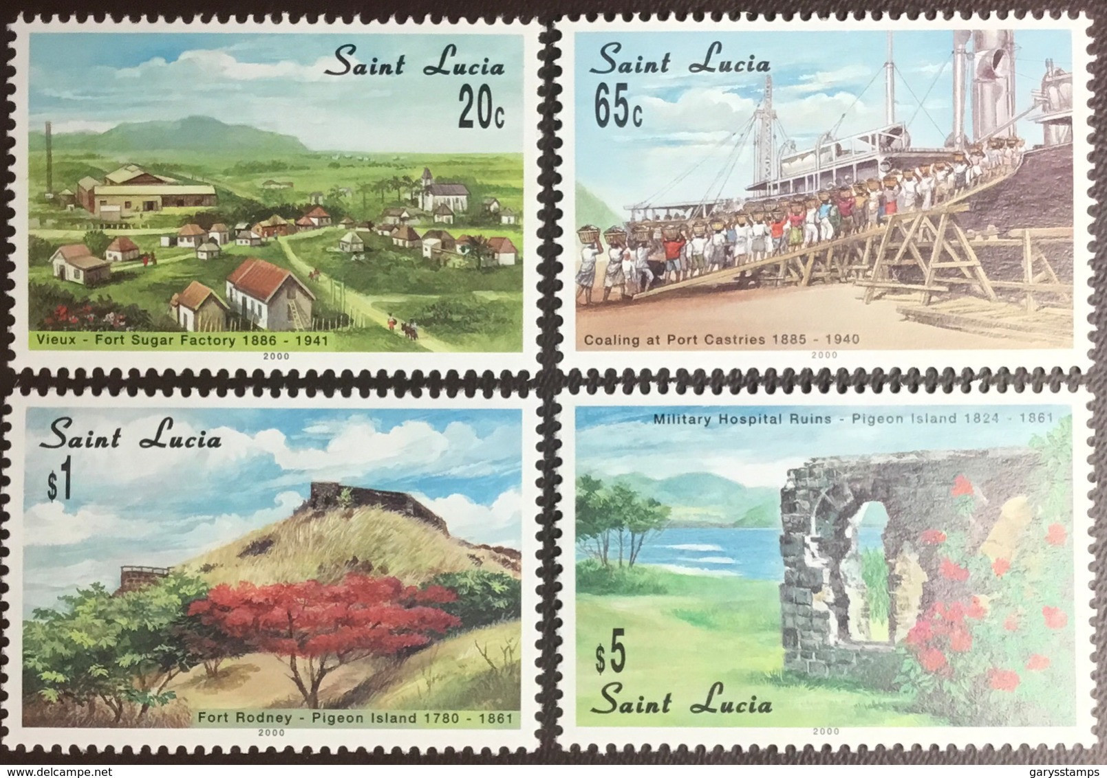 St Lucia 2000 History Of St Lucia MNH - St.Lucia (1979-...)