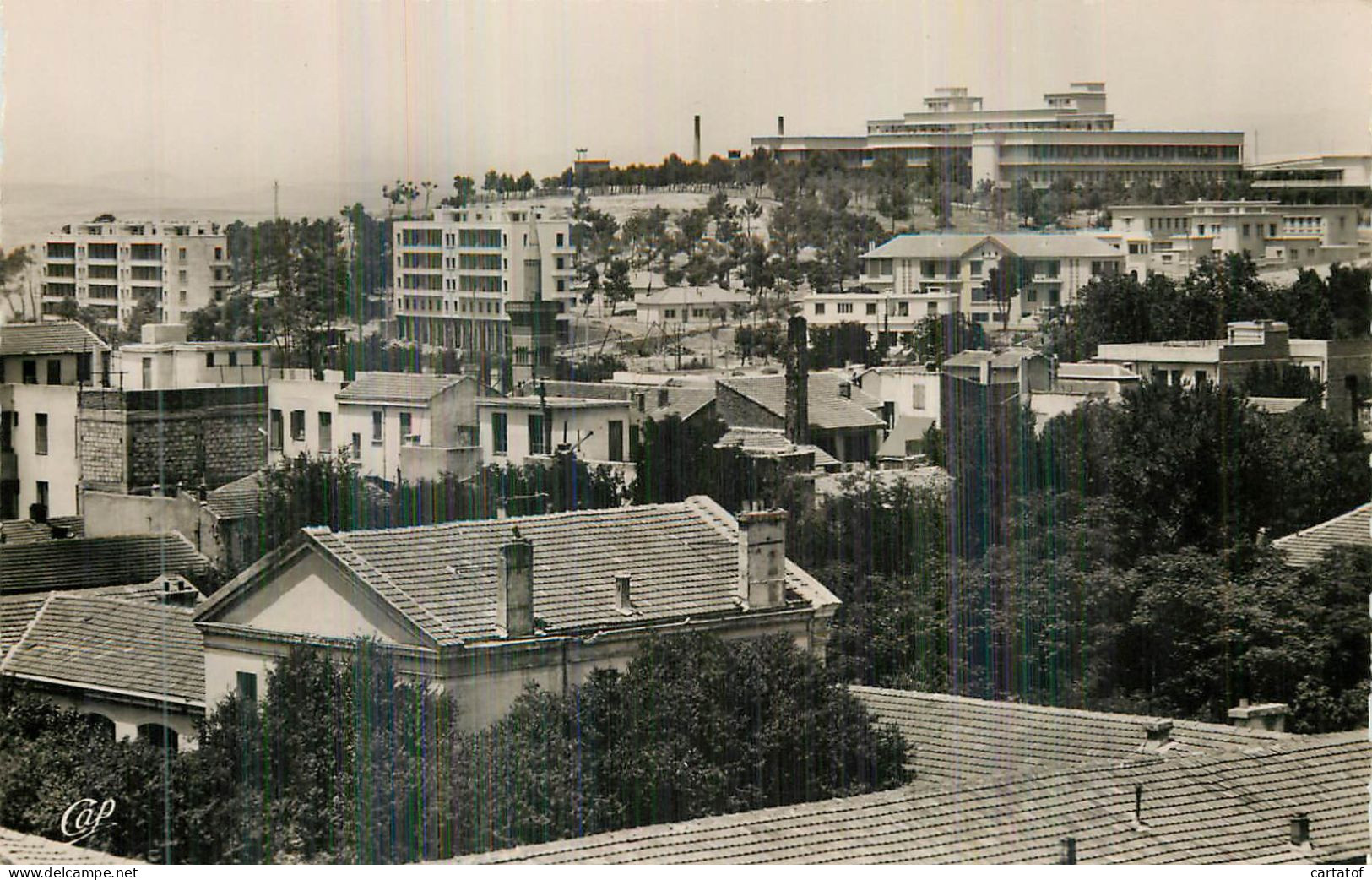 SETIF . Vue Générale Sur L'Hôpital Et Les Noveaux Immeubles . - Sétif