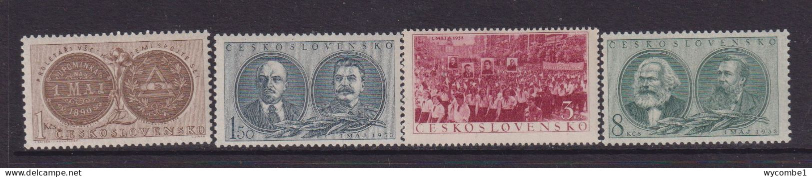 CZECHOSLOVAKIA  - 1953  Labour Day  Set  Never Hinged Mint - Unused Stamps