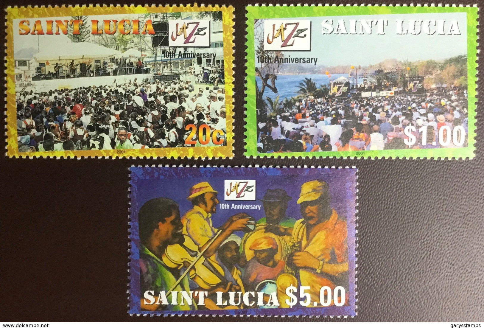 St Lucia 2001 Jazz Festival MNH - St.Lucie (1979-...)