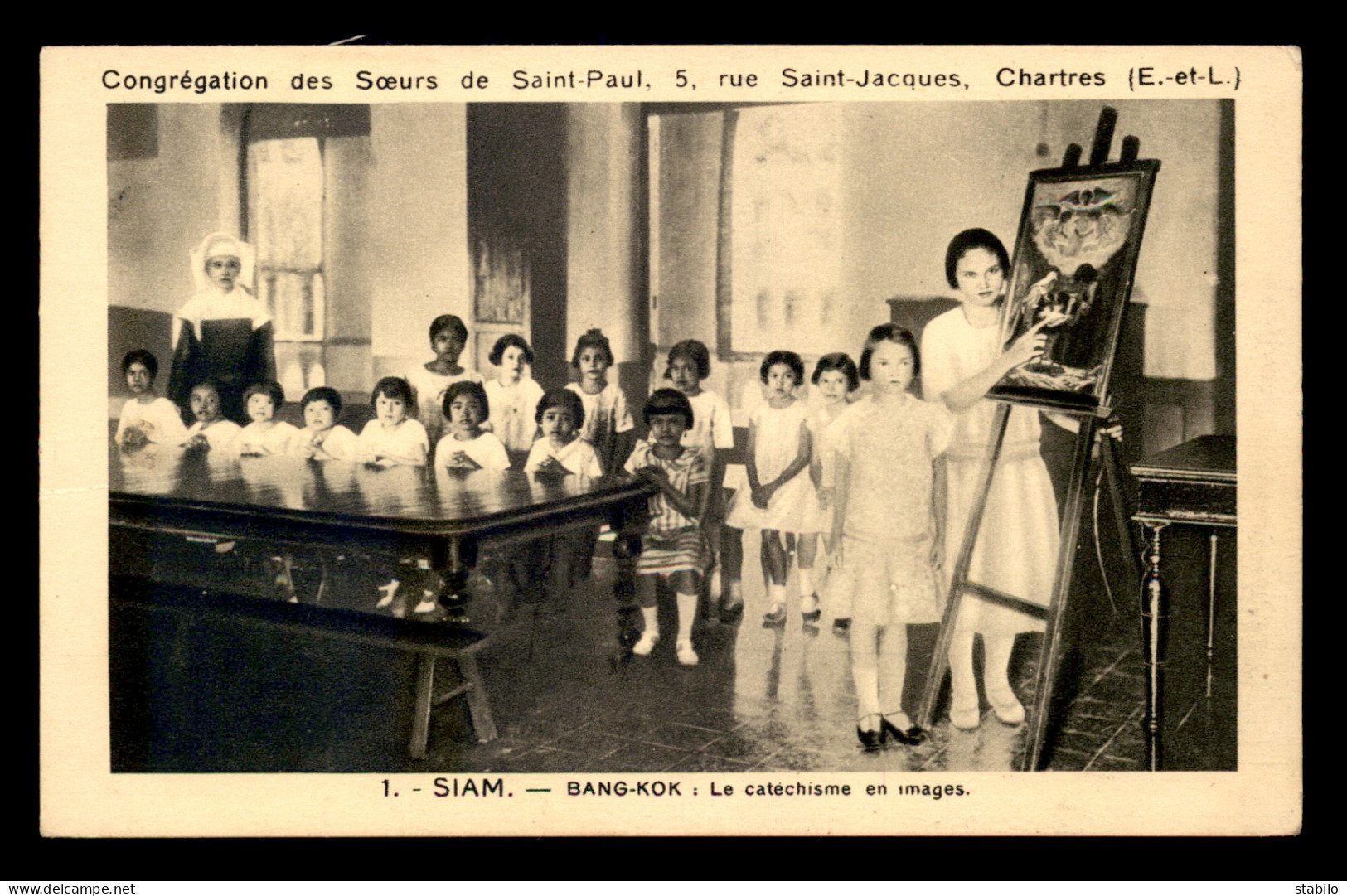 MISSIONS - THAILANDE - BANGKOK - CONGREGATION DES SOEURS DE ST-PAUL (CHARTRES) - LE CATHECHISME EN IMAGE - Missions