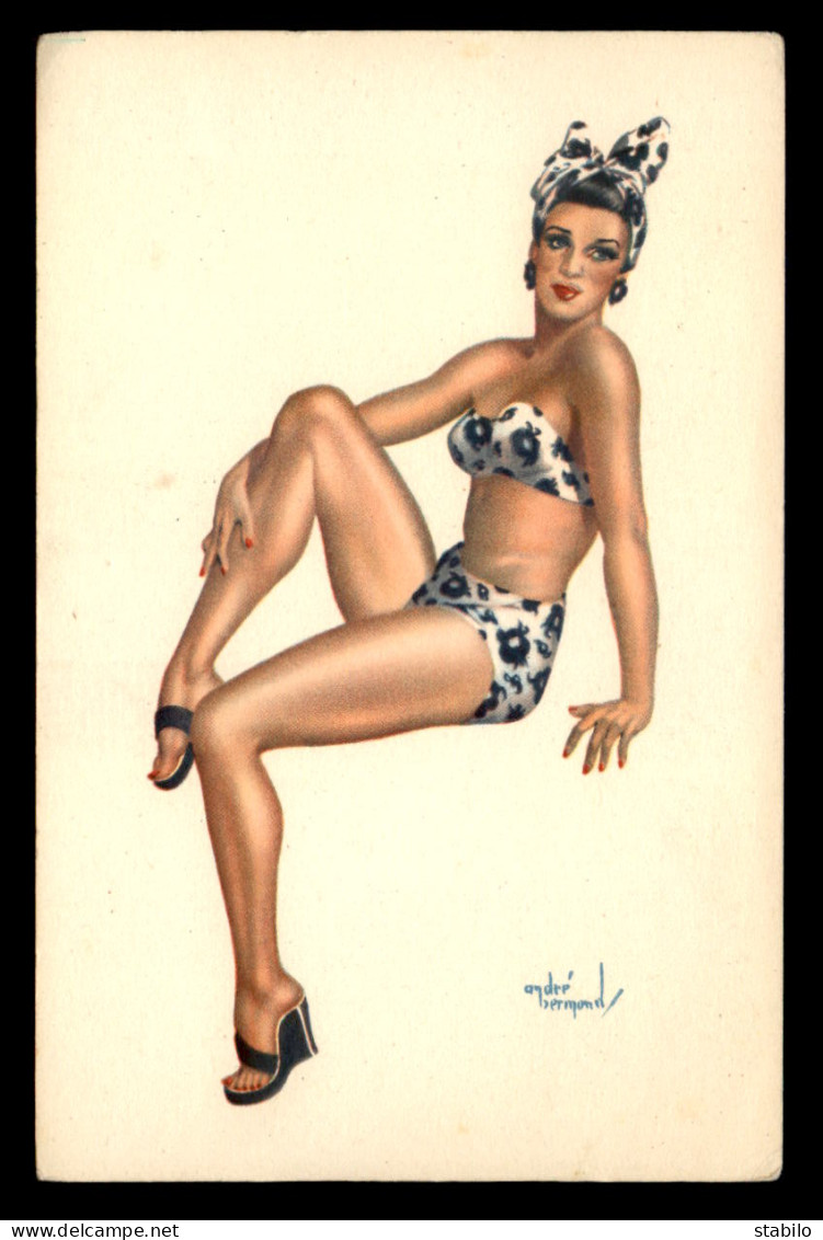 NUS - PIN-UP - ILLUSTRATEUR ANDRE BERMOND - Pin-Ups