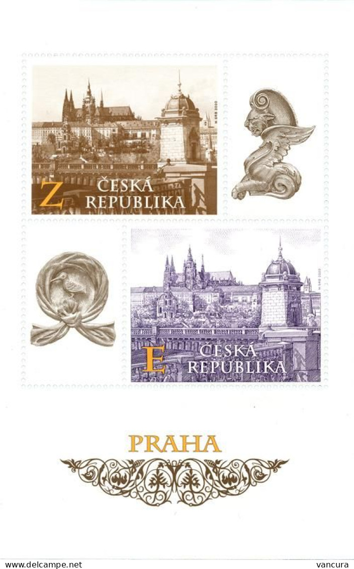 **A 1100 - 1 Czech Republic Prague Motifs 2020 - Neufs