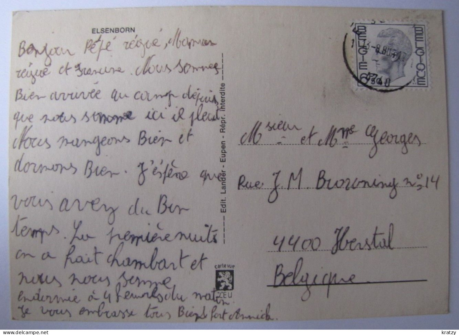 BELGIQUE - LIEGE - ELSENBORN - Vues - Elsenborn (Kamp)