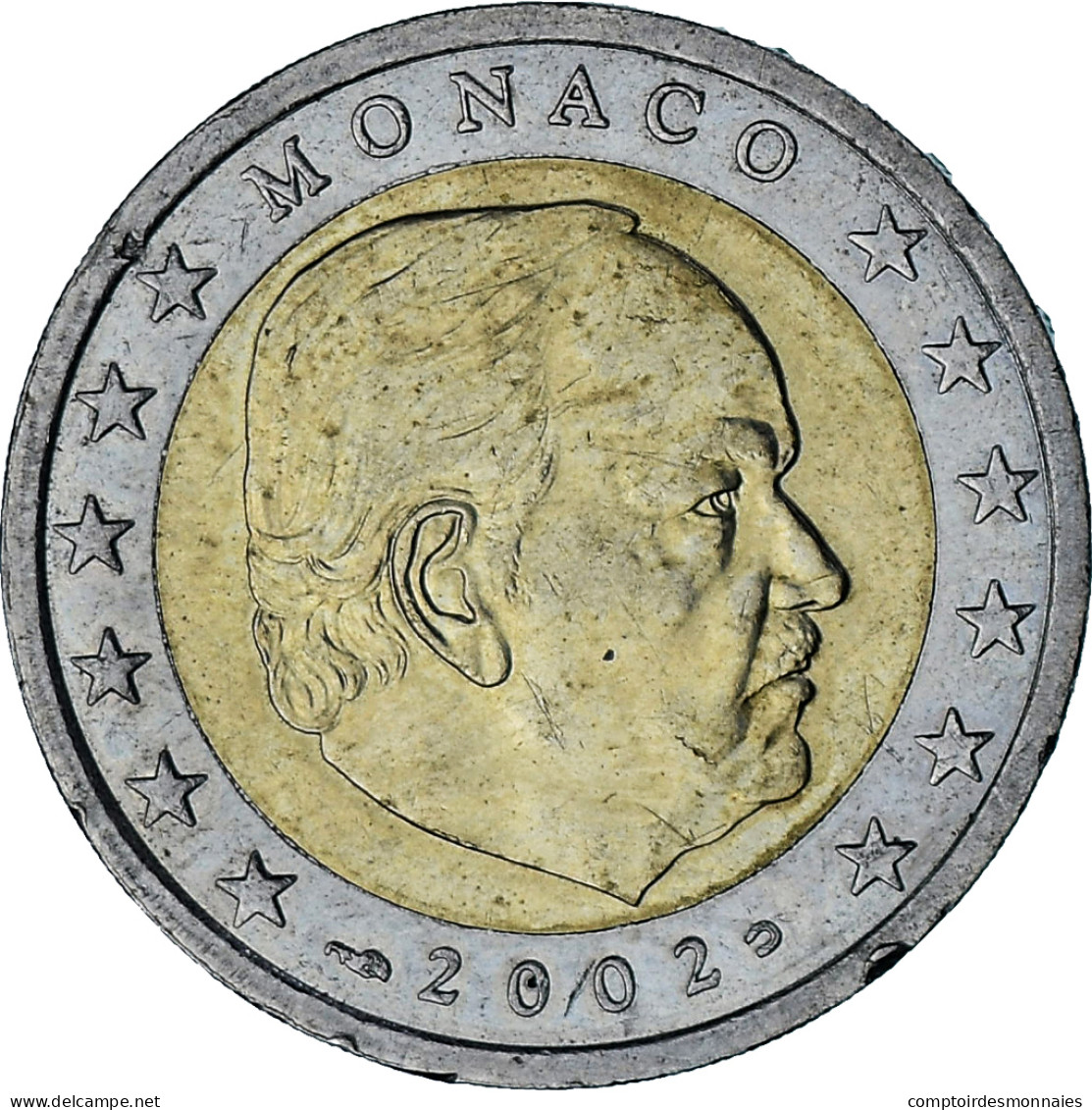 Monaco, Rainier III, 2 Euro, 2002, Paris, SUP, Bimétallique, Gadoury:MC179 - Monaco