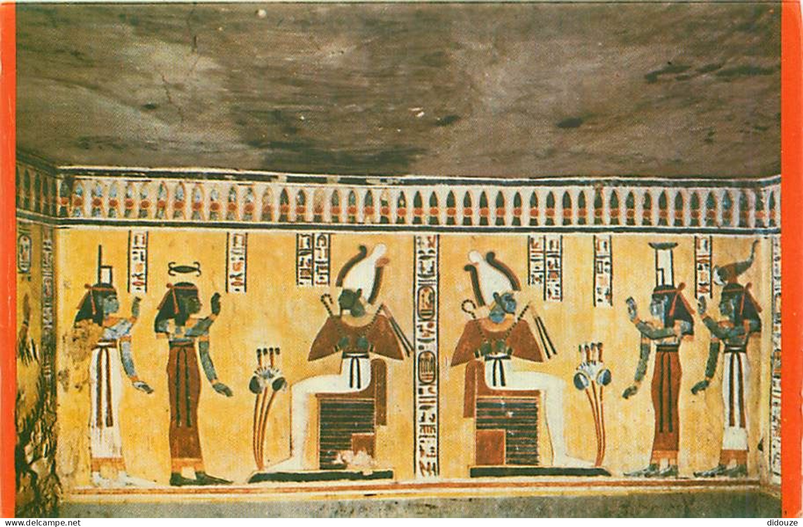 Egypte - Louxor - Luxor - Queen's Valley : Mural Painting In The Tomb Of Chamwes - Vallée Des Reines : Peintures Murales - Luxor