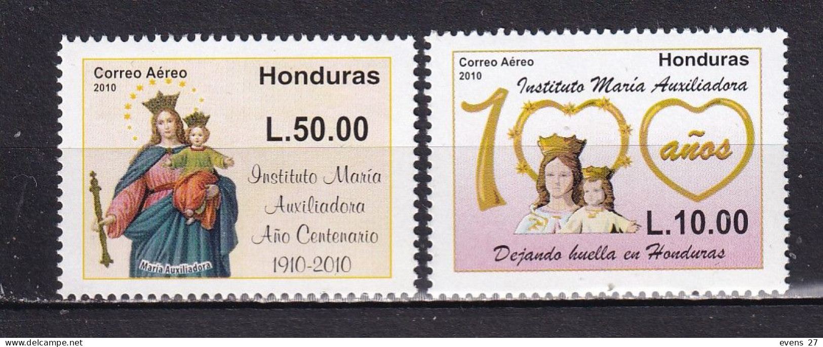 HONDURAS-2010-MARIA OF AUXILIADORA-MNH - Honduras