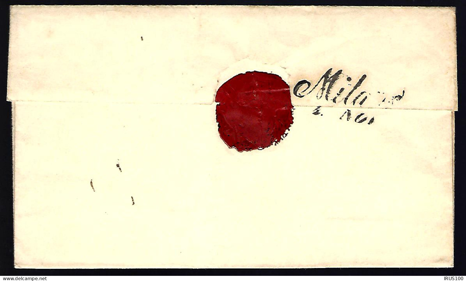 LETTRE EN PROVENANCE DE VIENNE - AU COMTE GUSTAVE DE NEIPPERG - ARRIVÉE À MILAN - ...-1850 Préphilatélie