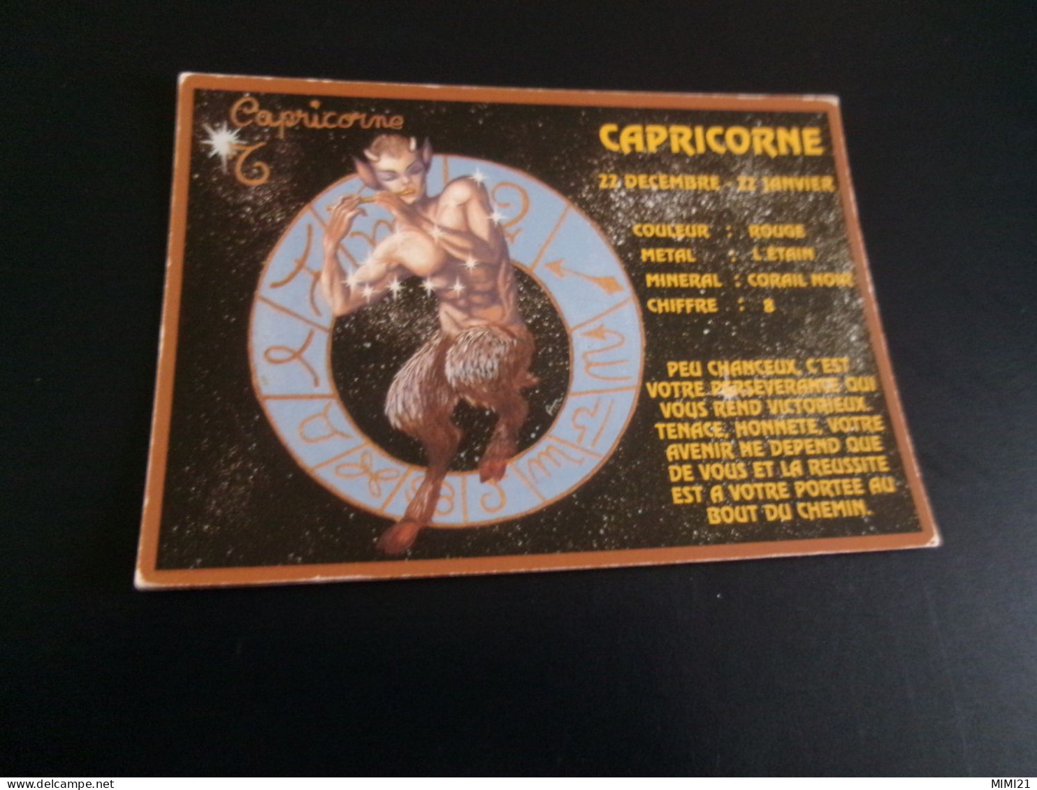 BELLE ILLUSTRATION ZODIAQUE HOROSCOPE.."CAPRICORNE" .. - Astrologie