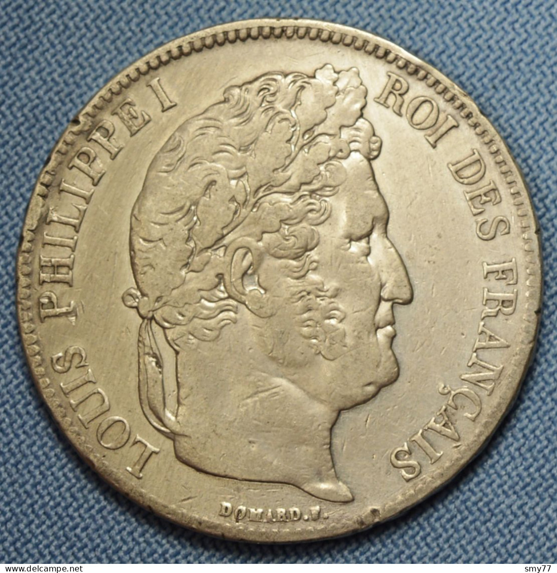 France • 5 Francs • 1835 A (Paris) • Louis Philippe I • Tranche En Relief • [24-345] - 5 Francs