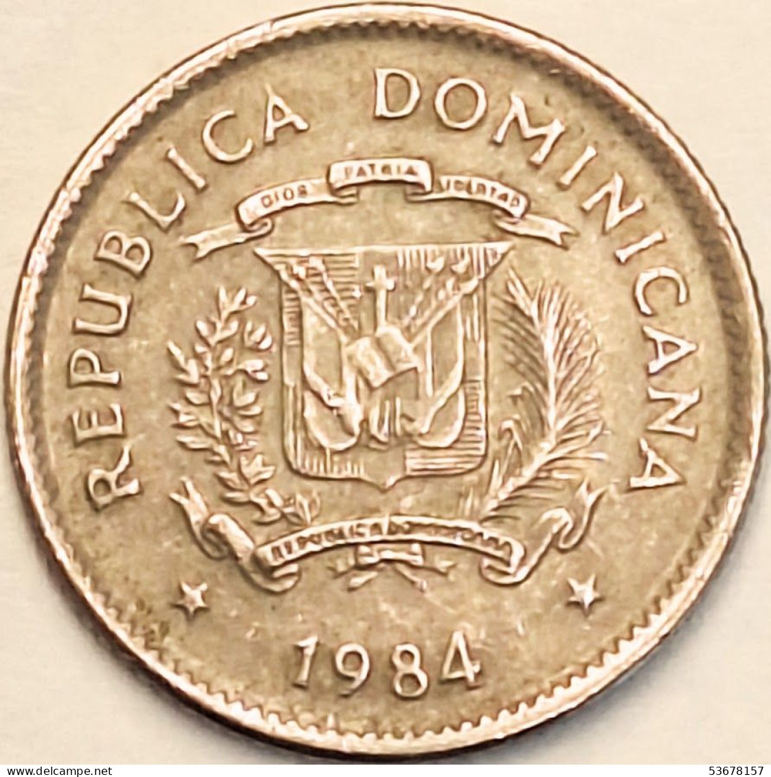 Dominican Republic - 10 Centavos 1984, KM# 60 (#3803) - Dominikanische Rep.