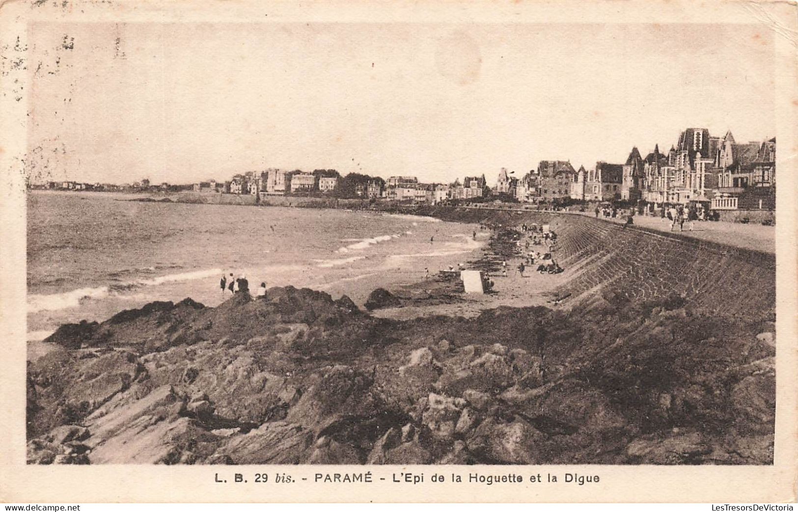 FRANCE - Parame - Vue Sur L'épi De La Hoguette Et La Digue - Vue Sur La Mer - La Plage - Carte Postale Ancienne - Parame