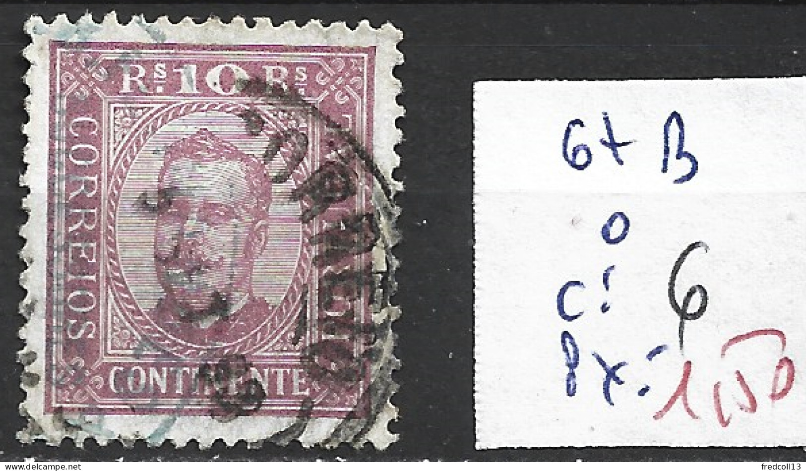 PORTUGAL 67B Oblitéré Côte 6 € - Used Stamps