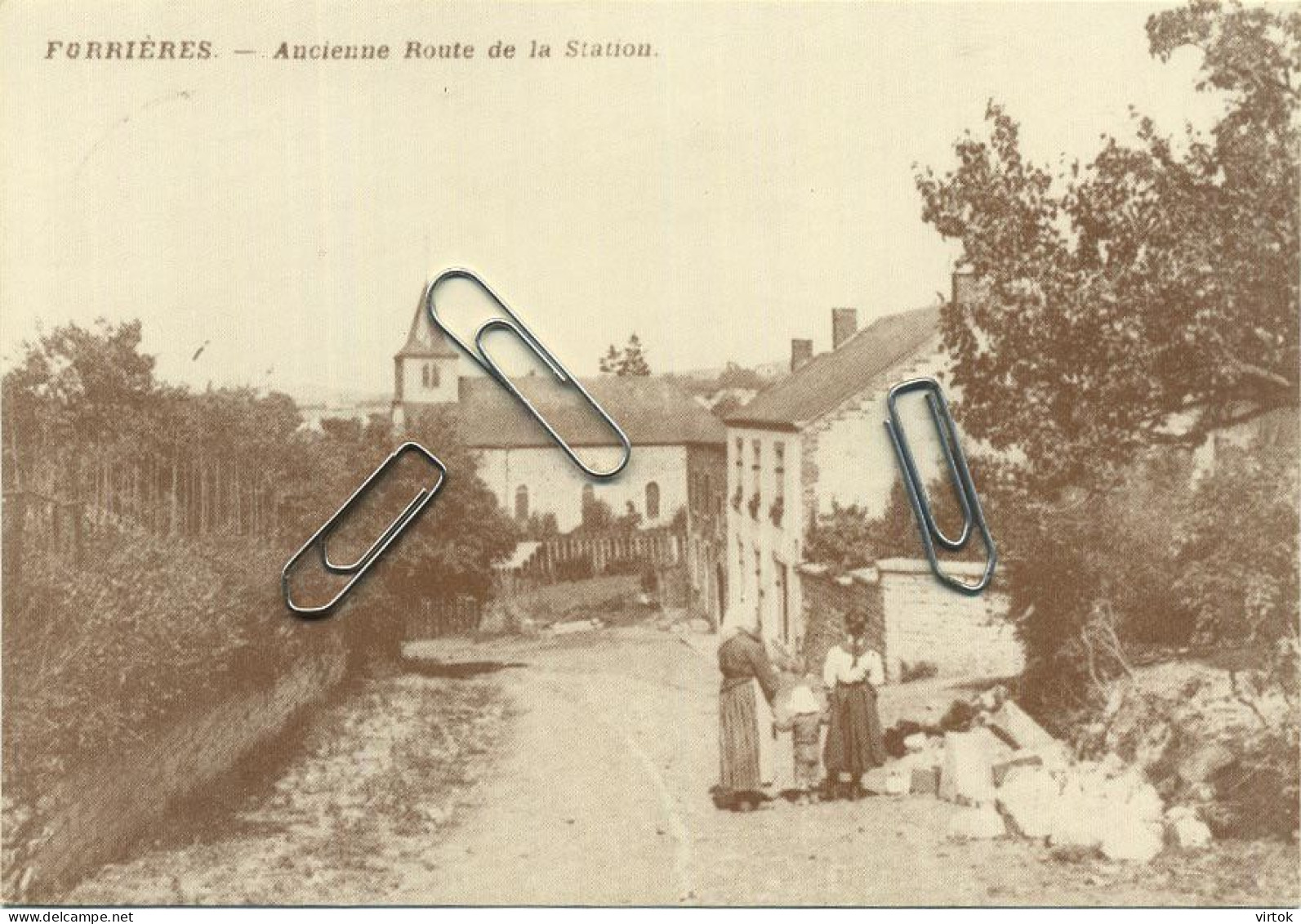 Forrières    (  Carte  ADEPS  Vois Scans ) - Nassogne