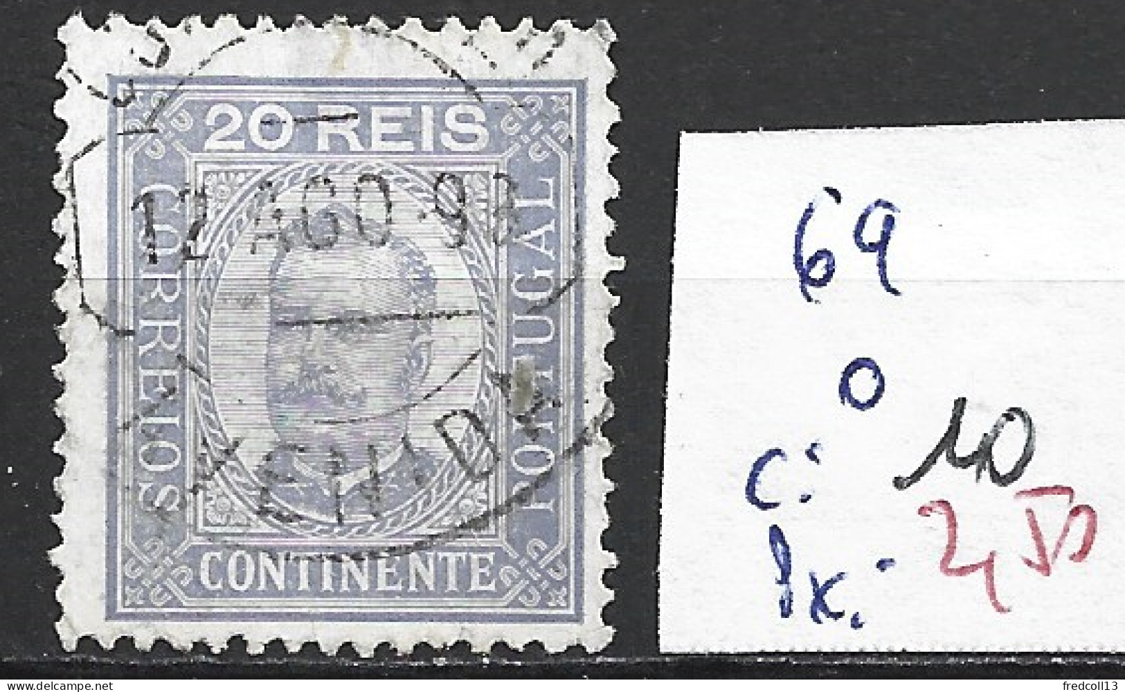 PORTUGAL 69 Oblitéré Côte 10 € ( 1 Clair ) - Gebruikt